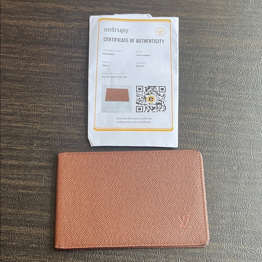 Louis Vuitton Taiga Brown Cardholder